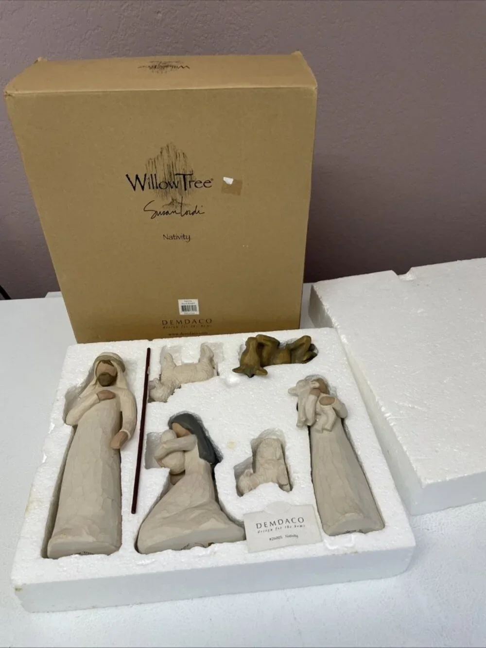 Read Willow Tree Susan Lordi 6 Piece Nativity Set Demdaco 26005 With Box